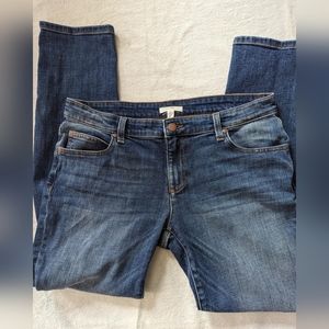 Eileen Fisher Mid rise straight leg jeans